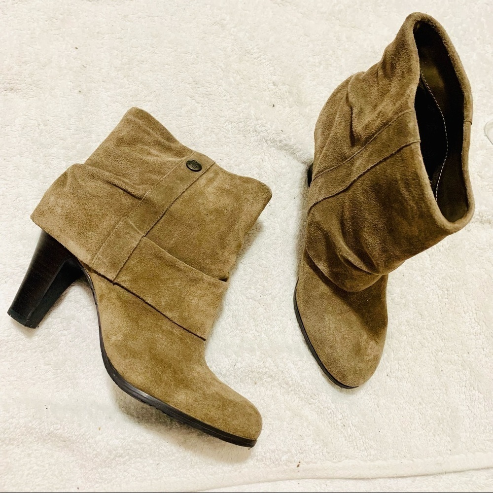 NEW BCBG Paris Cinelia ankle booties mushroom color women’s size 8.5